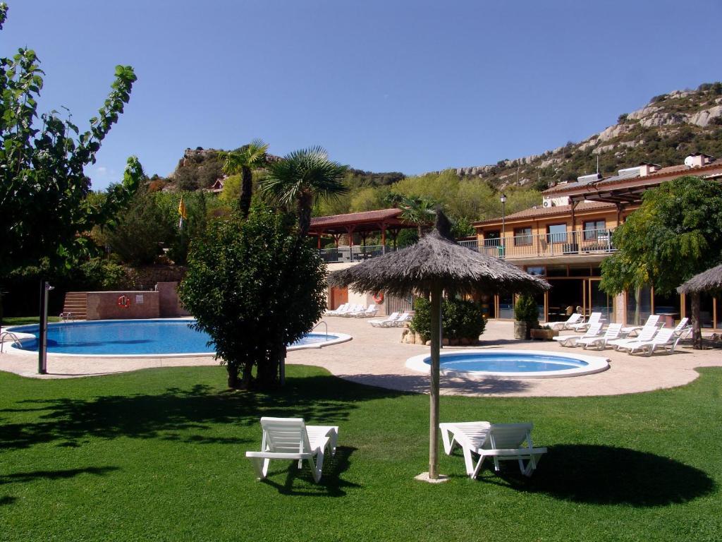 Camping Bungalow Serra De Prades Resort Vilanova de Prades Bagian luar foto